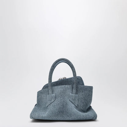 The Attico La Passeggiata Mini bag in washed denim