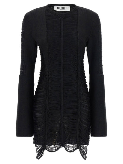 The Attico Fringed Dress