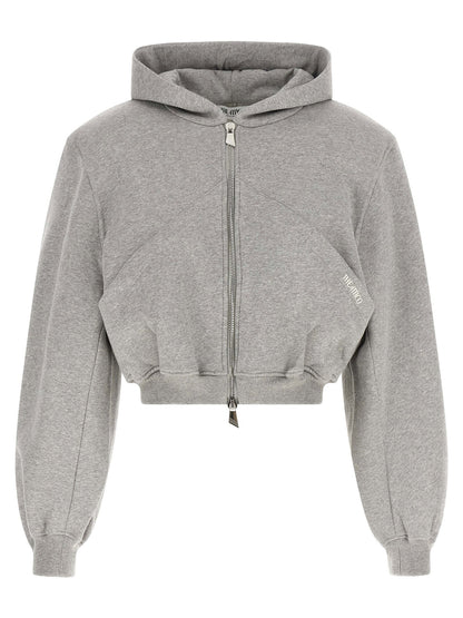 The Attico Cropped Hoodie
