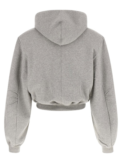 The Attico Cropped Hoodie