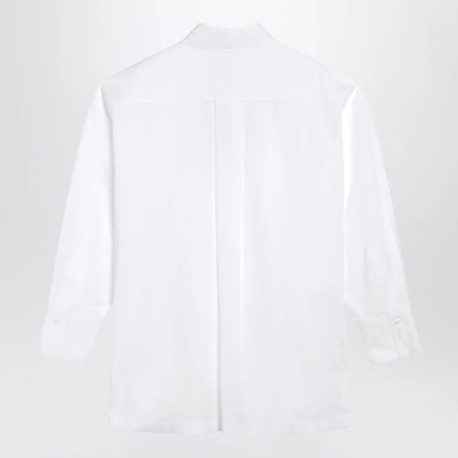 The Attico Diana shirt in white cotton