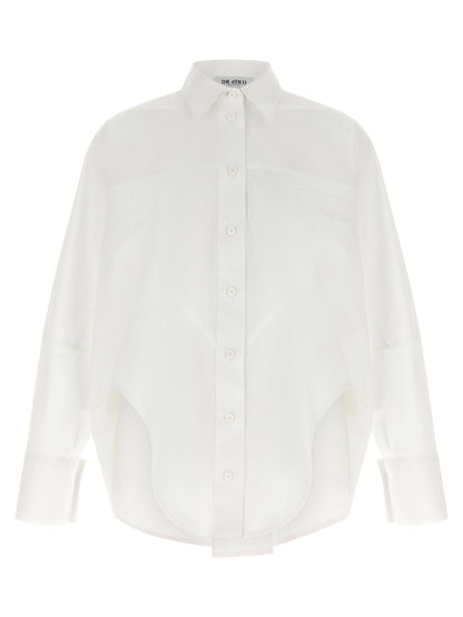 The Attico Shaped Hem Shirt
