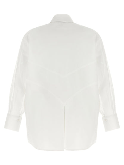 The Attico Shaped Hem Shirt