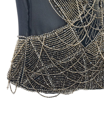 The Attico Jewel Embroidery Top
