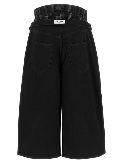 The Attico Crystal Insert Jeans