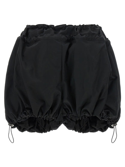 The Attico Black Utility Shorts