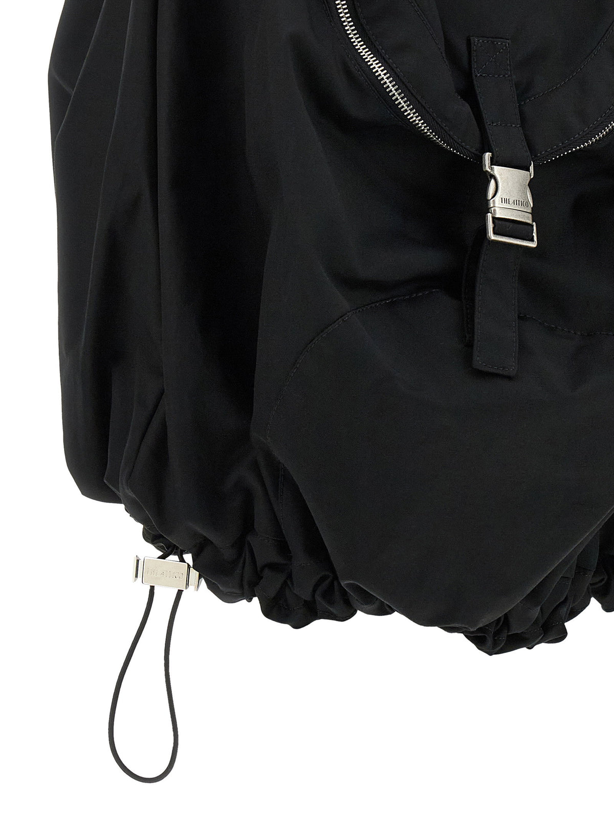 The Attico Black Utility Shorts