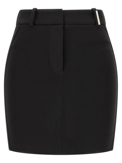 The Attico Metal Plate Skirt
