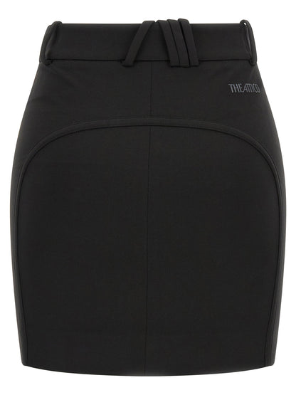 The Attico Metal Plate Skirt