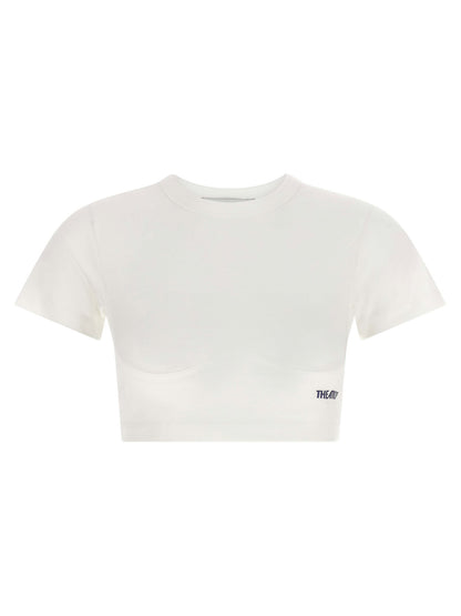 The Attico Bustier Crop T-shirt