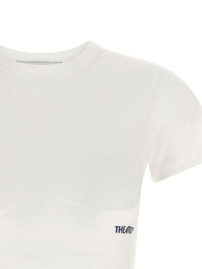 The Attico Bustier Crop T-shirt