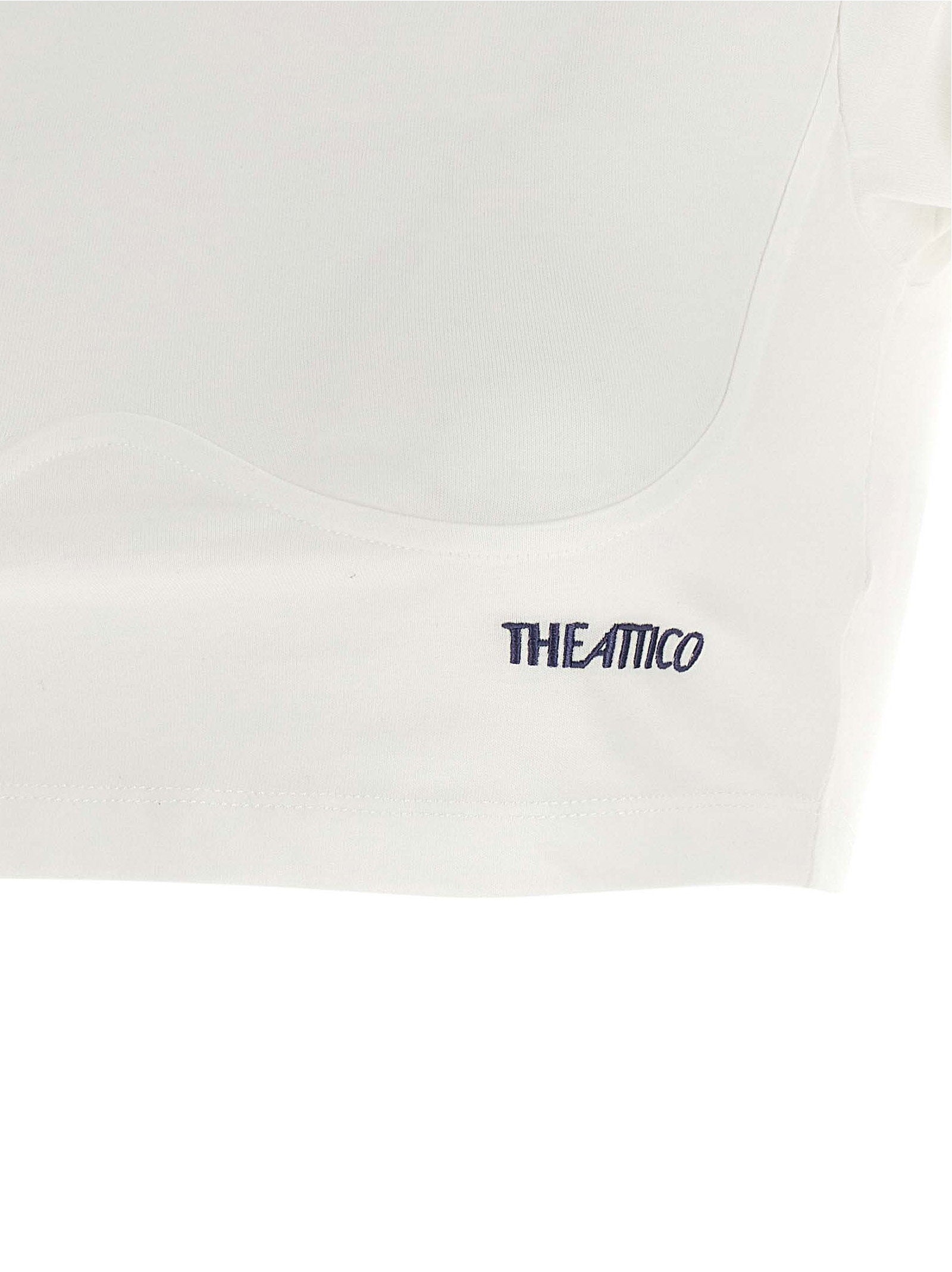 The Attico Bustier Crop T-shirt
