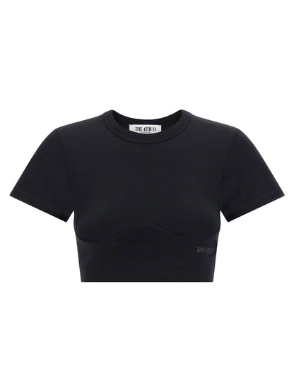 The Attico Bustier Crop T-shirt