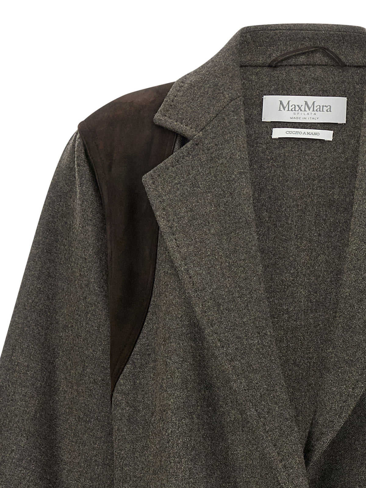 Max Mara Grey Brown Fenice Blazer