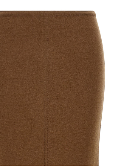Max Mara Brown Piuma Skirt