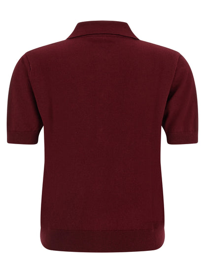 Max Mara 'S Pomposa Knit Polo Shirt