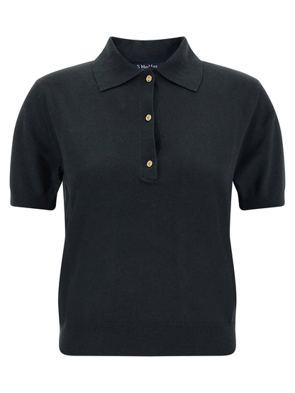 Max Mara 'S Pomposa Knit Polo Shirt