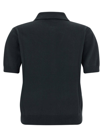 Max Mara 'S Pomposa Knit Polo Shirt