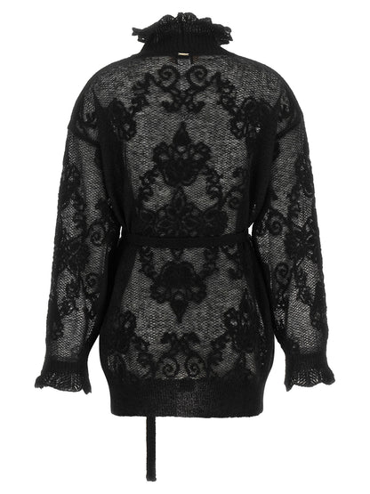 Twin Set Jacquard Yarn Sweater