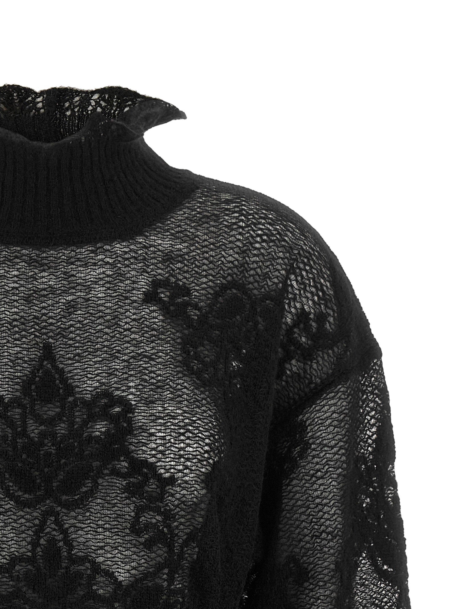 Twin Set Jacquard Yarn Sweater