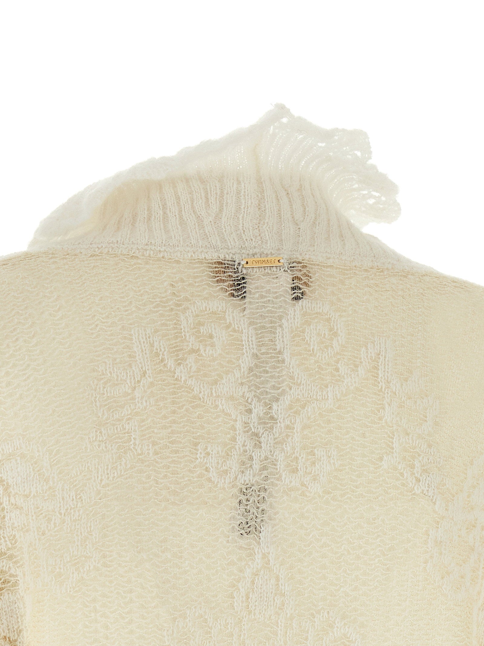 Twin Set Jacquard Yarn Sweater