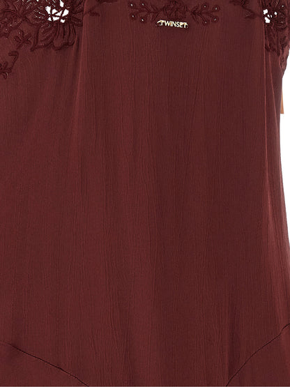 Twin Set Envers Satin Dress