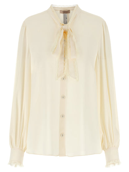 Twin Set Lace Insert Shirt