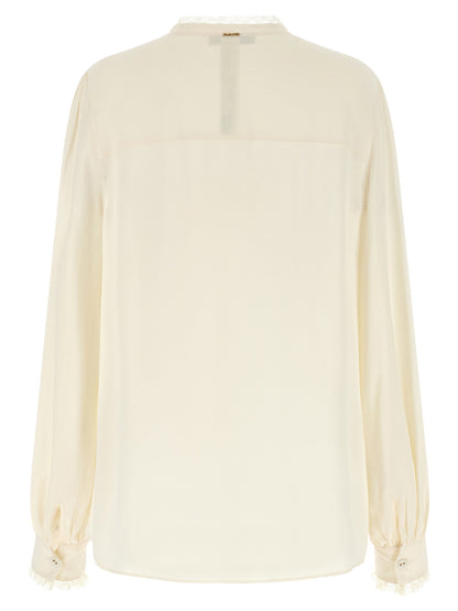Twin Set Lace Insert Shirt