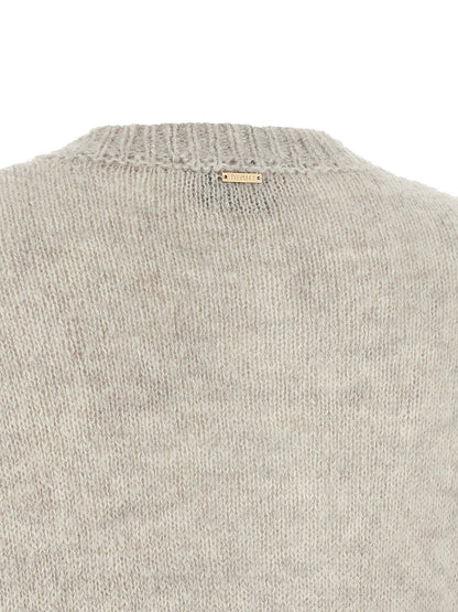 Twin Set Jacquard Diamond Cardigan