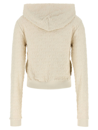 Off White Terry Off Sweatshirt