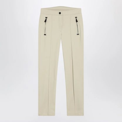 Moncler Grenoble Ivory slim trousers in GORE-TEX
