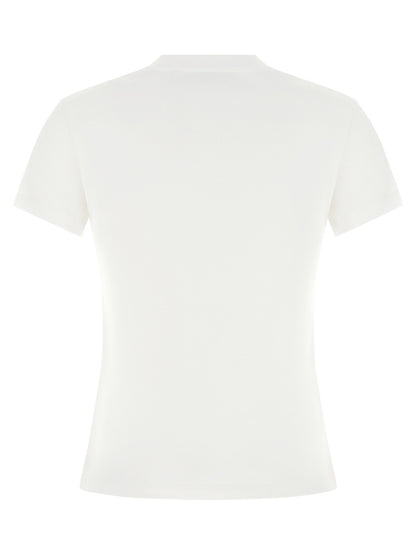 Off White Logo Embroidery T-shirt