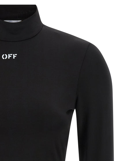 Off White Off Stamp Crop Top