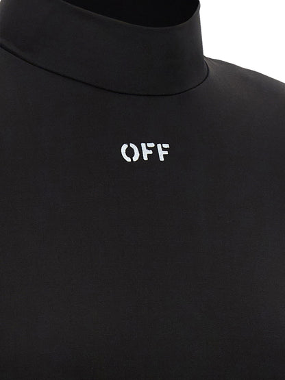 Off White Off Stamp Crop Top
