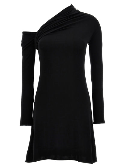 Courreges Twist Crepe Mini Dress