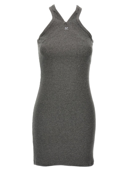 Courreges Criss Cross 90s Mini Dress