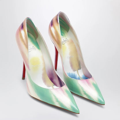 Christian Louboutin Miss Z pumps in tie-dye patent calf leather