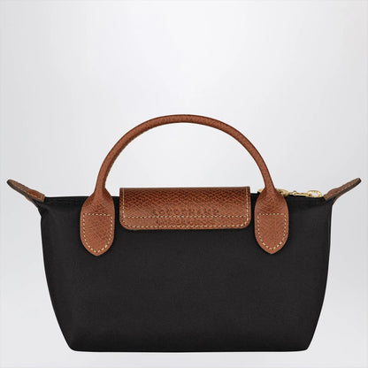 Longchamp Le Pliage Original black clutch bag