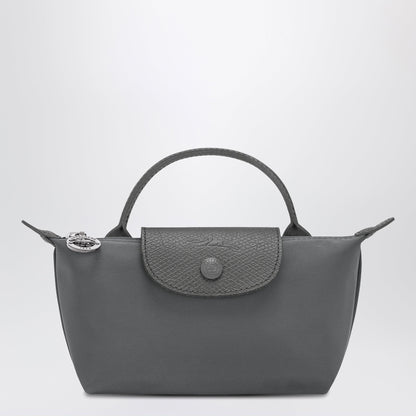 Longchamp Anthracite grey pochette Le Pliage One
