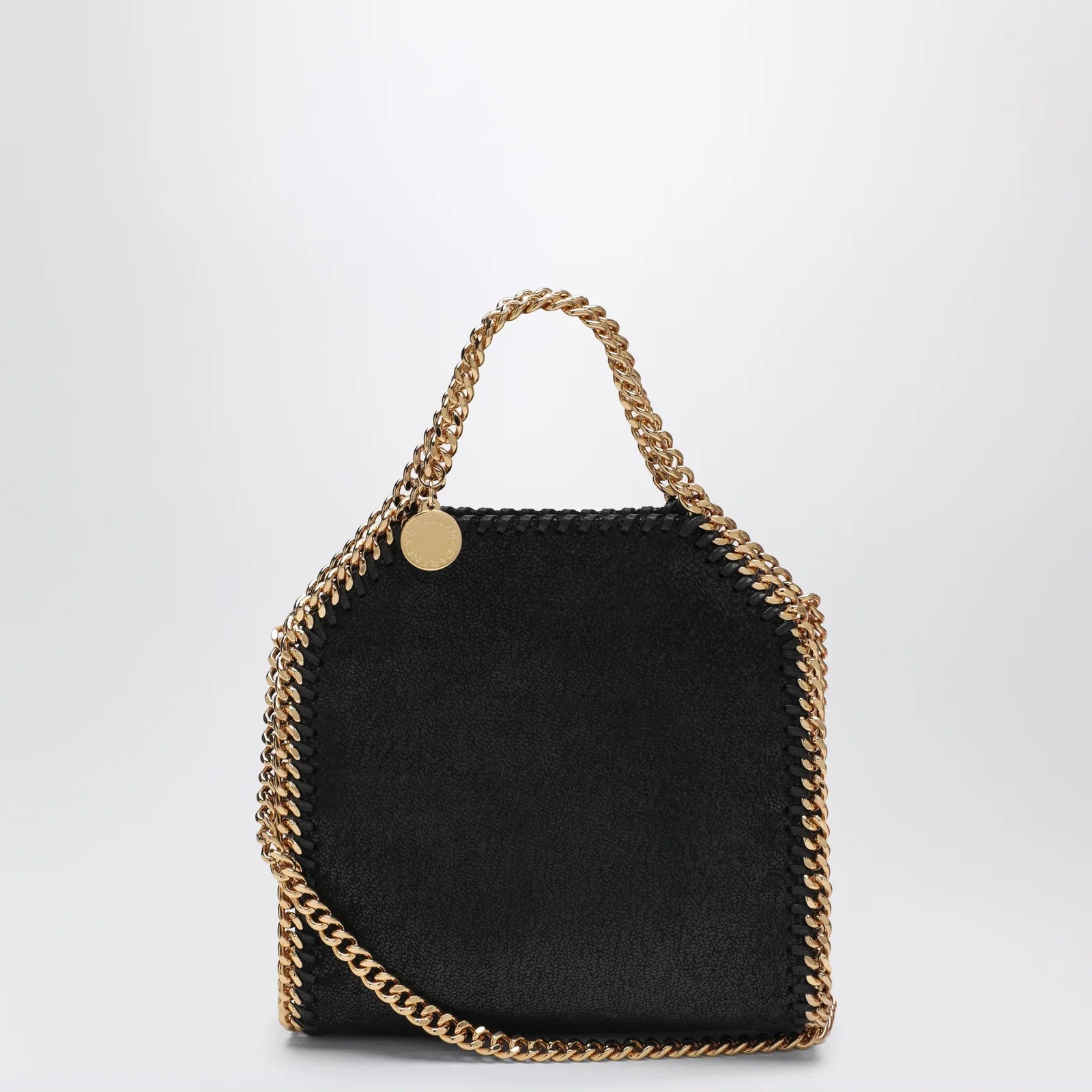 Stella McCartney Black Falabella Tote bag micro