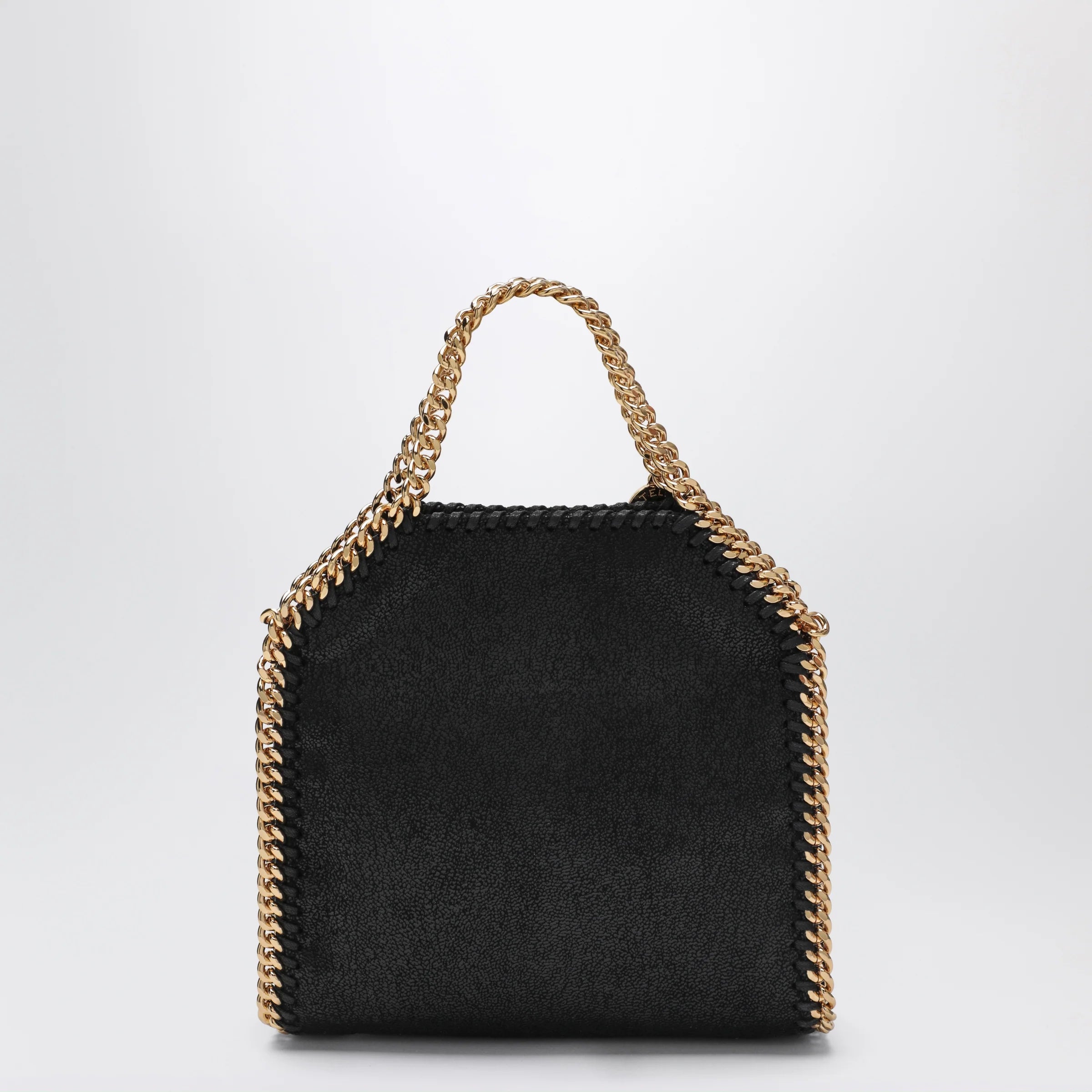 Stella McCartney Black Falabella Tote bag micro