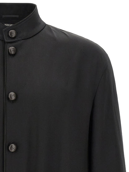 Zegna Mulberry Silk Sweatshirt
