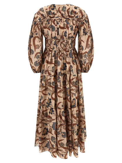 Zimmermann Ascension Tie Billow Maxi Dress