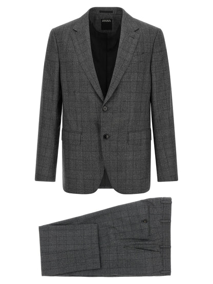 Zegna Square Flannel Dress