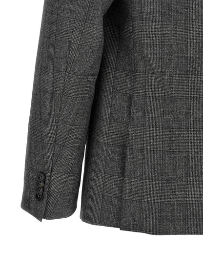 Zegna Square Flannel Dress