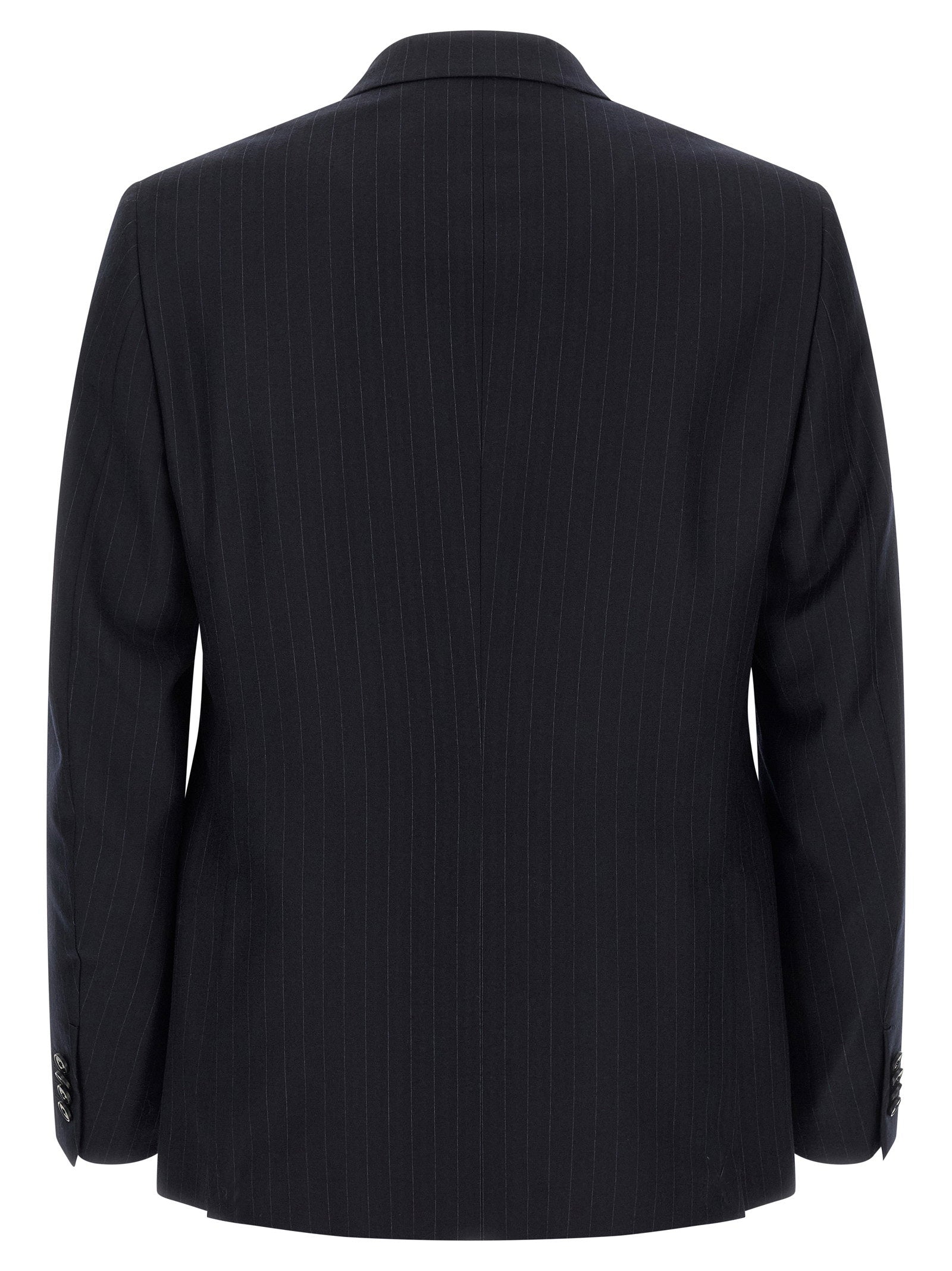 Zegna Pinstriped Flannel Dress