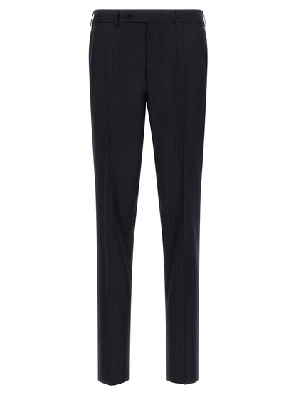 Zegna Pinstriped Flannel Dress