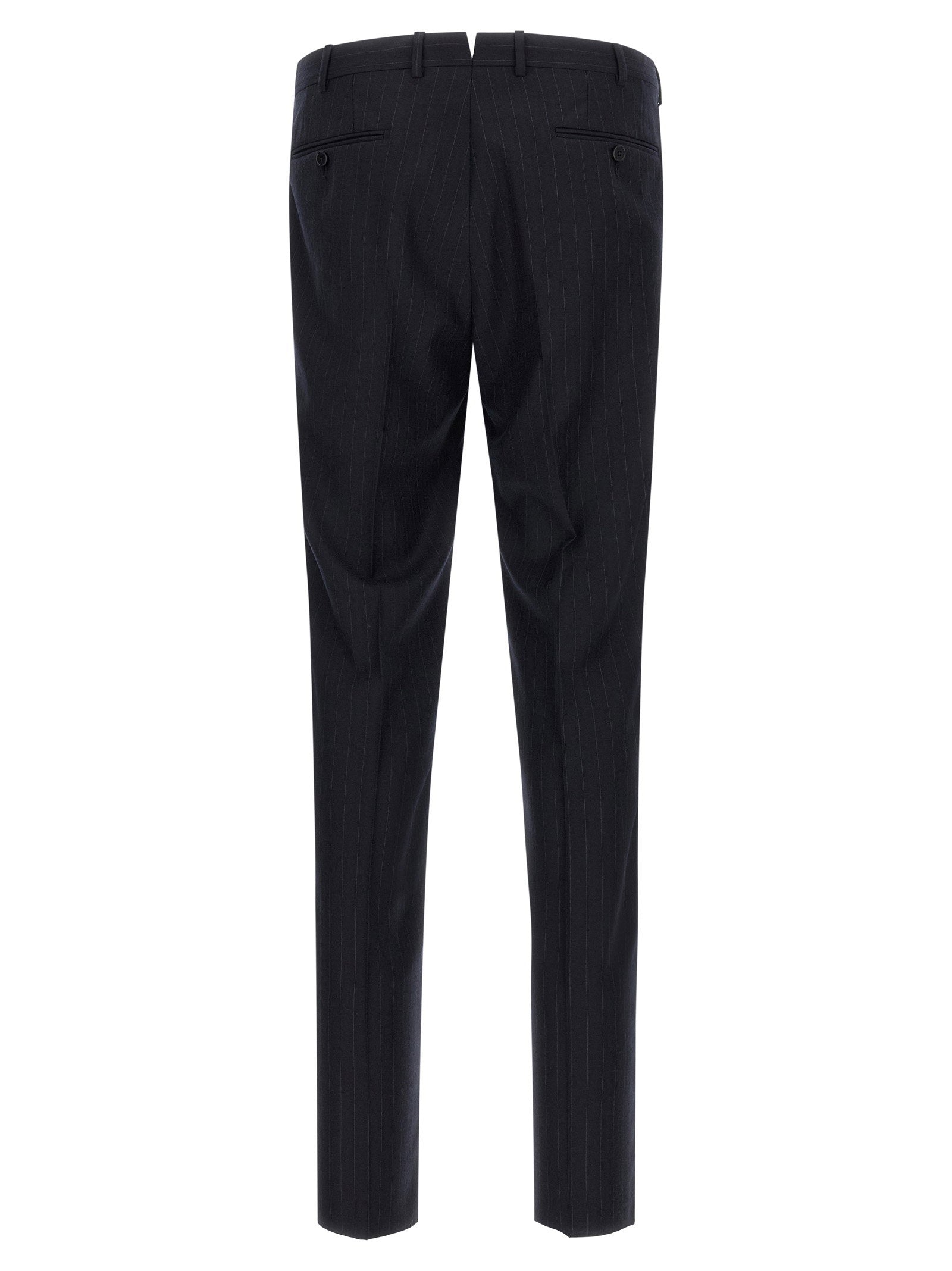 Zegna Pinstriped Flannel Dress