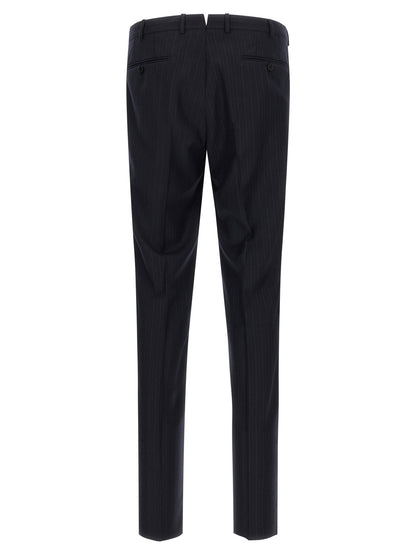 Zegna Pinstriped Flannel Dress
