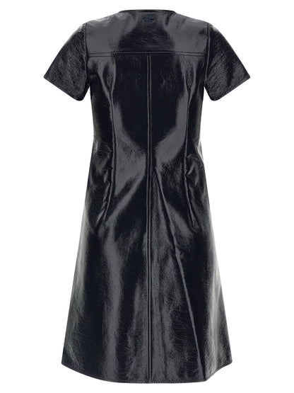 Courreges 2-pocket Vinyl Dress
